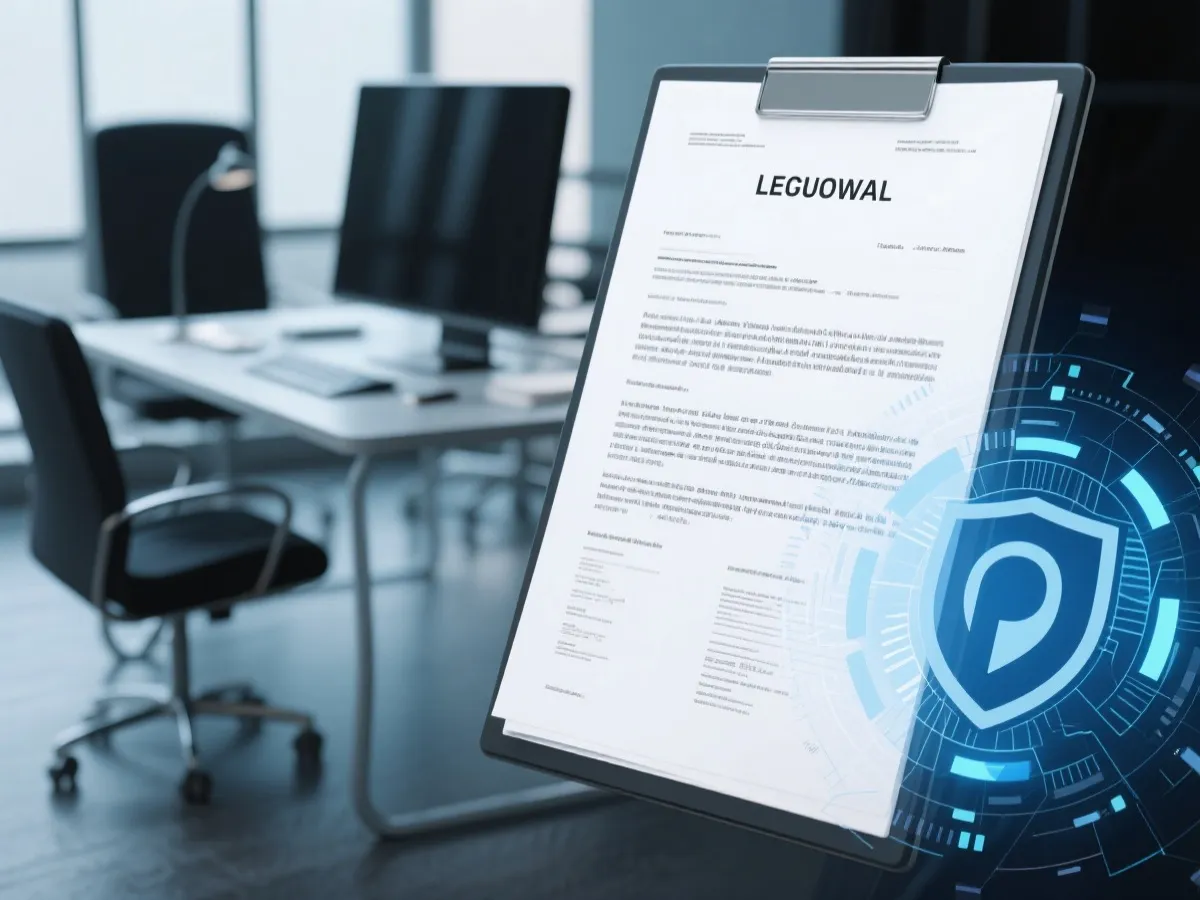 Legal and privacy compliance concept
